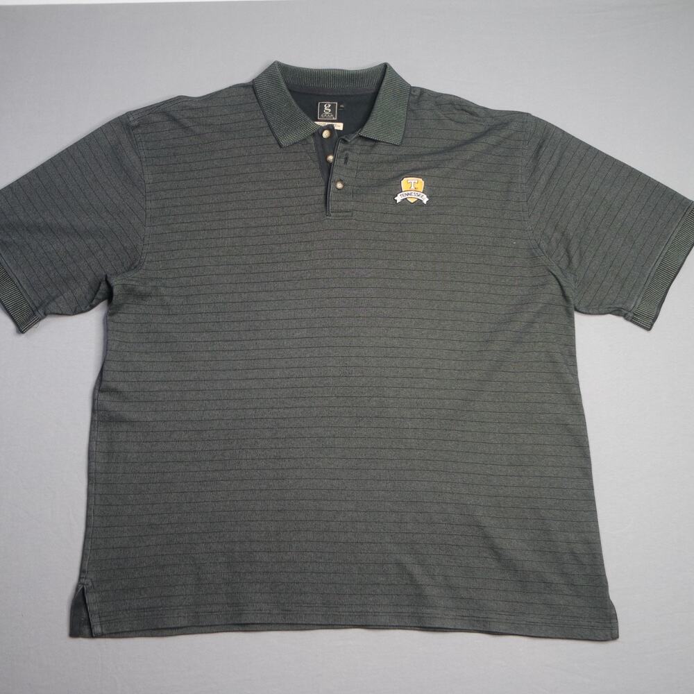 VTG 90s Tennessee Vols Gear For Sport Oxford Golf Polo Shirt Size XXL RARE